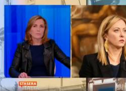 Giorgia Meloni vs Barbara Palombelli: "La sfida degli anarchici non è al governo ma allo Stato" - VIDEO