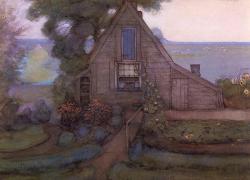 “Facciata di fattoria triangolare con polder in blu”: quando Mondrian dipingeva ancora seguendo i canoni tradizionali 