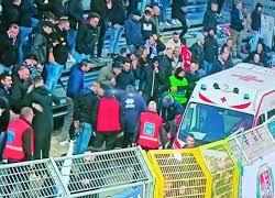Como-Frosinone interrotta: tifoso 23enne accusa un malore improvviso e cade dagli spalti, è grave
