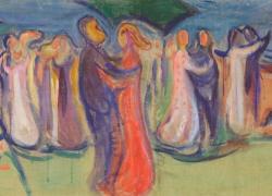 Munch, all'asta da Sotheby's l'opera nascosta Dance on The Beach