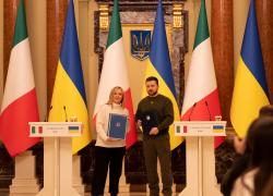 Meloni a Kiev da Zelensky: "No jet all’Ucraina”. E rinnega Putin: “Aiuti Covid? Era un altro mondo”