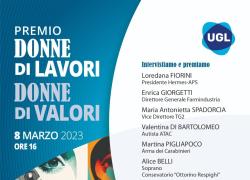 Premio UGL “Donne di Lavori, Donne di Valori”