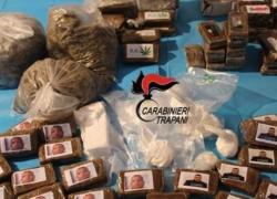 Marsala, droga con foto di Messina Denaro e Totò Riina: sequestrati 13 kg tra hashish e marijuana