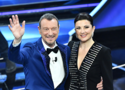 Giovanna Civitillo, chi è la moglie di Amadeus: età, figlio, altezza, dove vive, lavoro