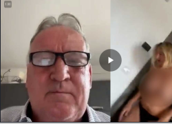 Gaffe clamorosa di Andreas Brehme: moglie nuda inquadrata per sbaglio in un filmato d'auguri - VIDEO