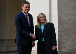 Giorgia Meloni vede Pedro Sanchez: "Molte convergenze tra Italia e Spagna. Patto migranti tema condiviso"
