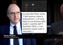 Report, Magrini (ex AIFA): "Dati del vaccino Covid Pfizer disponibili solo nel 2024. Sarà già somministrato a mld di persone" - VIDEO