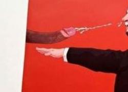 Quadro su Salvini col braccio teso al Torino Comics. Il leghista sull'opera di Quiles: "Una schifezza"
