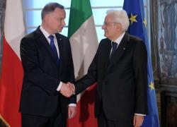 Mattarella a Varsavia da Duda, sul tavolo "guerra del grano": Polonia vieta importazione dall'Ucraina che invece Ue agevola