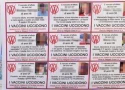 Celle Ligure, morti per malore improvviso: affissi manifesti funebri con la scritta “i vaccini uccidono”