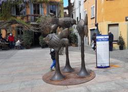 Portofino, riapre il museo del Parco con la nuova scultura “Tre pesci” di Nino Ventura