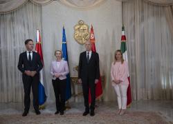 Meloni e von der Leyen a Tunisi, nota congiunta con Saied ma nessuna svolta: solo 150 milioni e resta il nodo Fmi