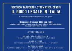 Presentazione del secondo Rapporto Lottomatica-Censis sul Gioco Legale in Italia