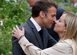 G7, scontro Macron-Meloni su aborto, il presidente: “Noi per uguaglianza diritti uomo-donna”, la Premier: “Sbagliato fare campagna elettorale qui”
