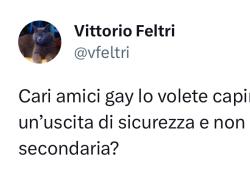 Gay Pride, Feltri: "Togliete il fiasco agli omosessuali o si infilano anche quello. Il c*lo è un'uscita di sicurezza, non un'entrata secondaria"