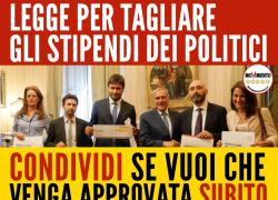 Camera, € 1200 di aumento per i Capigruppo, 13mila netti mensili con il “si” del M5S: c’era una volta l’anti casta e il taglio degli stipendi