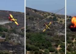 Grecia, aereo Canadair caduto mentre spegneva gli incendi sull'isola di Eubea, morti i 2 piloti - VIDEO