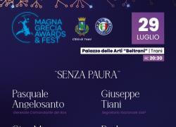 MAGNA GRECIA AWARDS  & FEST Evento "SENZA PAURA"