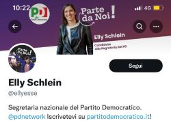 Elly Schlein, sulle pagine Facebook e Twitter la scritta: "Candidata alla segreteria del Pd": neanche lei si è accorta di essere segretaria
