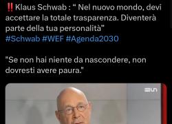 Così parlo Klaus Schwab: "Nel nuovo mondo devi accettare la totale trasparenza, sarà parte di te"