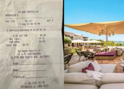 Porto Cervo, scontrino da 60 € al bar Portico per 2 bottiglie d'acqua e 2 caffè, i gestori: "Venduta esperienza"