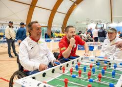 A Jesolo i campionati italiani a squadre di calcio balilla paralimpico