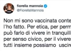 Vaccino Covid, Fiorella Mannoia: “Non sono contenta di essermi vaccinata, l’ho fatto per etica”
