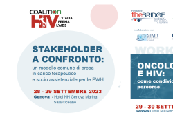 Coalition HIV, Fondazione The Bridge e Fondazione AIOM a Genova per una tre giorni su HIV