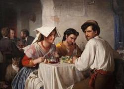 Il maestro danese Bloch in un'osteria romana abbandona il sacro e si diletta con il profano