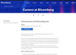 Bloomberg, annuncio di lavoro choc contro il governo: "Meloni populista, cerchiamo reporter che influenzi mercati finanziari"