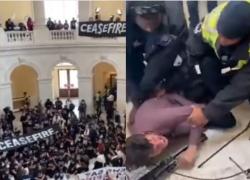 Usa, censurata manifestazione ebrei pro Palestina a Washington, 500 arresti: proteste contro Israele a Londra, Berlino e Parigi - VIDEO
