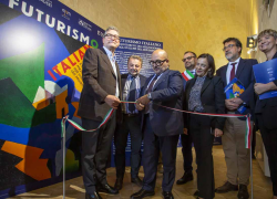 Matera, la mostra sul futurismo italiano inaugurata dal Ministro della Cultura Sangiuliano