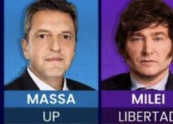 Elezioni presidenziali Argentina, ballottaggio tra il progressista Massa (JxP) in testa a sorpresa con il 36,1% e l’ultraliberista Javier Milei (Lla) secondo con il 30,3%