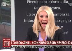 Edoardo Camilli ritrovato, Eleonora Daniele urla in diretta a Storie Italiane dalla gioia - VIDEO