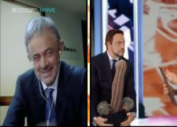 Fratelli di Crozza, Giambruno relegato dietro le quinte del suo ex programma: "Lo vuoi 'sto cactus?"