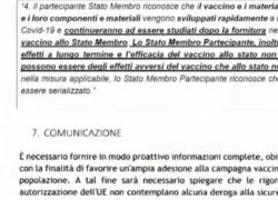 Vaccino Covid "sperimentale e con reazioni avverse", la conferma all’articolo 1.4 del contratto Pfizer con l’Ue, ma "Speranza lo ha nascosto per favorire ampia adesione a campagna vaccinale" - VIDEO
