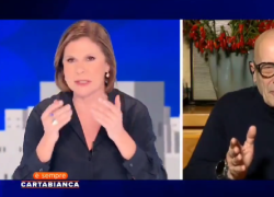 È sempre Cartabianca, scontro Sallusti - Berlinguer, lei lo chiama “Andrea”, lui replica con “Enrica”, la conduttrice: “Mi chiamo Bianca, lo trovo sgradevole” - VIDEO