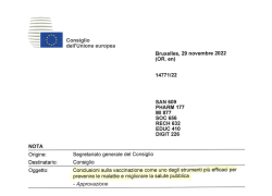 Vaccino Covid, documento choc consiglio UE contro esitazione vaccinale: "Causata da effetti avversi percepiti, va combattuta, usare esperti social e armonizzare info"
