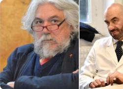 Bassetti contro Meluzzi: "Ma l'ischemia non doveva venire solo ai vaccinati contro il Covid?", una caduta di stile

