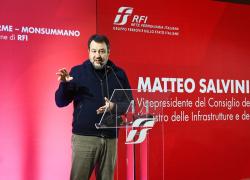 Il Ministro alle Infrastrutture Matteo Salvini partecipa al progetto di riqualificazione della Stazione di Montecatini Terme-Monsummano 