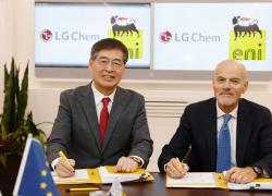 Eni, accordo di joint venture tra LG Chem e Enilive per una nuova bioraffineria in Corea del Sud