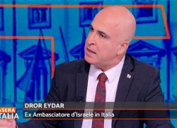 L’ex ambasciatore israeliano Dror Eydar denunciato da Aleksandra Matikj, disse: “Obiettivo distruggere Gaza. Chi minaccia un ebreo deve morire”