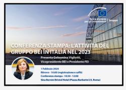 BEI, in Italia nel 2023 €12,22 miliardi per ripresa economica e transizione ecologica, primo Paese per finanziamenti del Gruppo