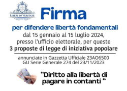 Stop indottrinamento “gender fluid” nelle scuole, si a utilizzo contanti e autoproduzione cibo, al via i 3 referendum di “Liberi in Veritate”