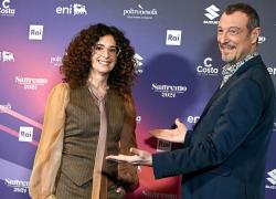 Teresa Mannino, monologo Sanremo 2024 contro l'uomo bianco: uno spettacolo contraddittorio