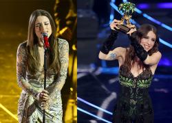 Angelina Mango, vincitrice di Sanremo 2024, e i look di altri artisti nelle due serate finali