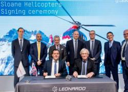 Leonardo, rafforzata la collaborazione con Sloane in UK ed Irlanda con accordi per gli elicotteri AW09 e AW109