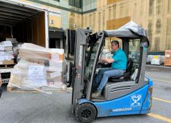 MSC Foundation, oltre una tonnellata di cibo alla Caritas-Fondazione Auxilium di Genova; Picco: "Per noi un grande onore"