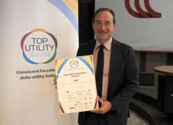 Gruppo Iren vincitore della dodicesima edizione del Premio Top Utility 2024; Dal Fabbro: "Leader nella transizione energetica e digitale"