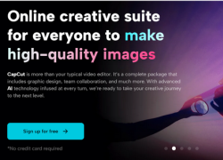 Animazione di testo e grafica in CapCut Creative Suite